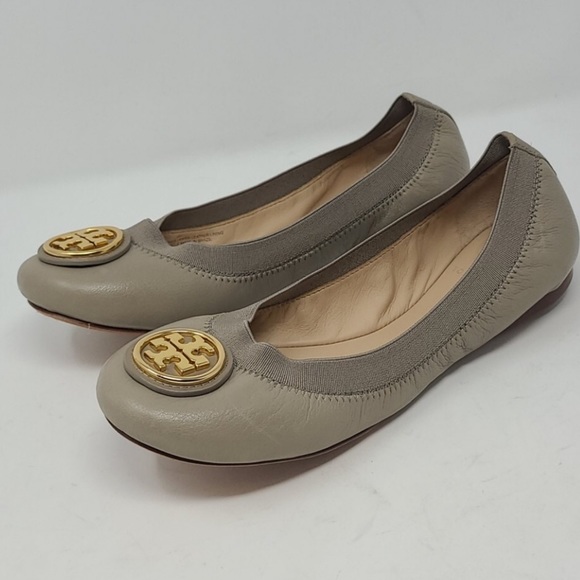 Tory Burch Shoes - Tory Burch Caroline ballet flats French gray Sz 7